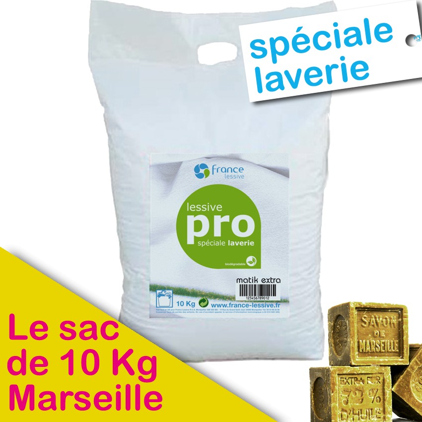 10Kg lessive poudre "MATIK marseille" 